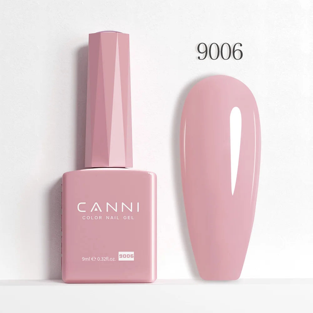 CANNI Hema Free Nail Gel Polish Christmas Red Color Collection Semi Permanent Nail Dehydrator Primer 9ml French Gorgeous Color