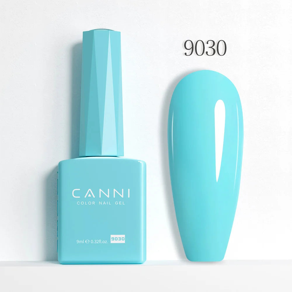 CANNI Hema Free Nail Gel Polish Christmas Red Color Collection Semi Permanent Nail Dehydrator Primer 9ml French Gorgeous Color