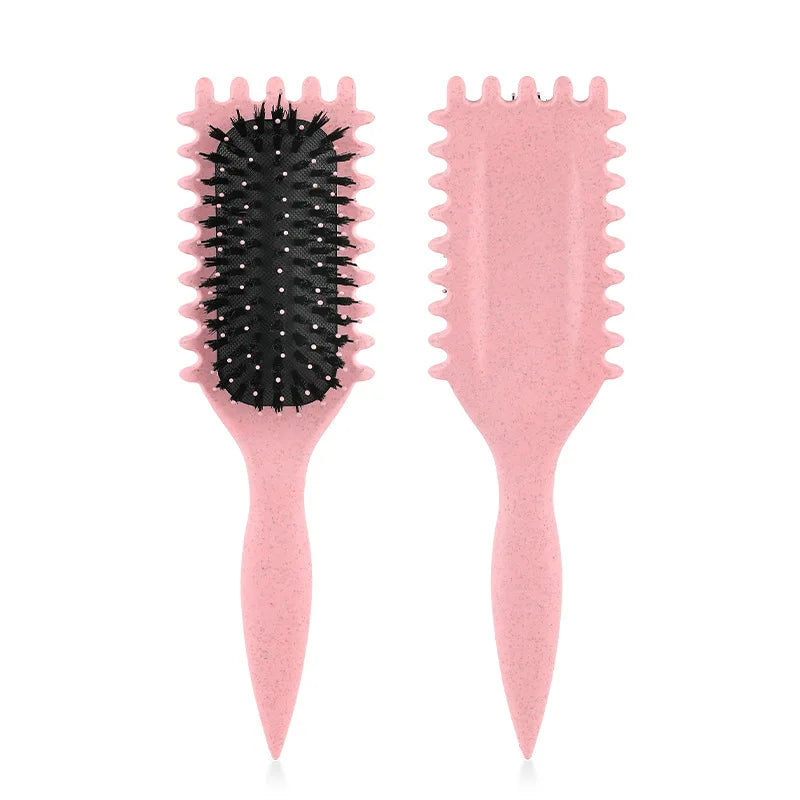 1PCS Curly Hair Definition Styling Brush Wrinkle Removal Hair Brush Entangled Wet Curly Hair Comb Styling Curly Brush Hair Tool
