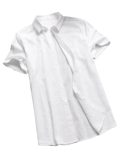 Men's Casual Short Sleeve Shirts Leisure Street Wear