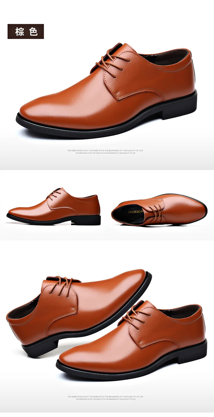 Men's new business leather Shoes