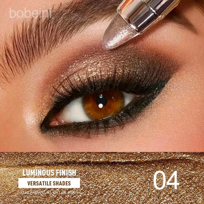 1PC Double-Ended Eyeshadow Stick – Waterproof, High Pigment, Matte & Glitter, DIY-Friendly, Fast & Easy, Certified, Unisex Use