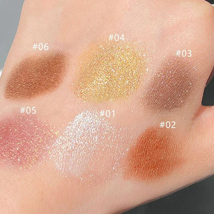 1PC Double-Ended Eyeshadow Stick – Waterproof, High Pigment, Matte & Glitter, DIY-Friendly, Fast & Easy, Certified, Unisex Use