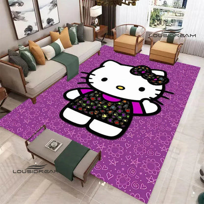 3D Cute Hello Cat K-Kittys printed carpet kitchen mats Non-slip carpet outdoor carpets area rug Home bedroom decor birthday gift