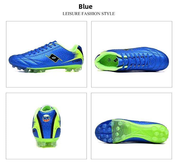 New Spring Summer Fashionable Children's Soccer Shoes Hard Bottom Running Shoes Grass Field Spike Training Shoes Child Shoes