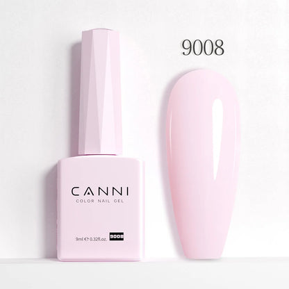CANNI Hema Free Nail Gel Polish Christmas Red Color Collection Semi Permanent Nail Dehydrator Primer 9ml French Gorgeous Color