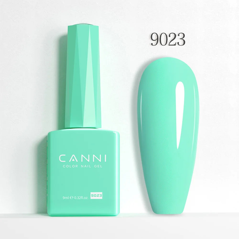 CANNI Hema Free Nail Gel Polish Christmas Red Color Collection Semi Permanent Nail Dehydrator Primer 9ml French Gorgeous Color