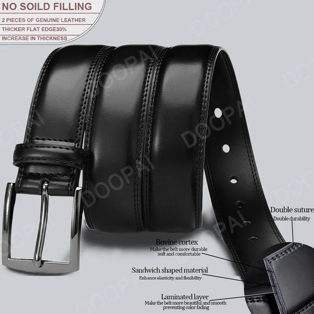 Men Belts High Quality Genuine Leather