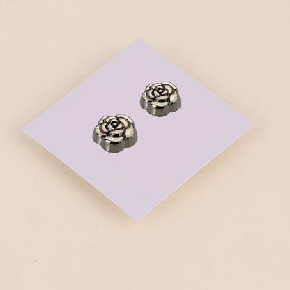 2pcs/set Flower shape Brooch Strong Metal Magnetic Hijab Clip No Hole Pins Brooches Magnet For Muslim Scarf