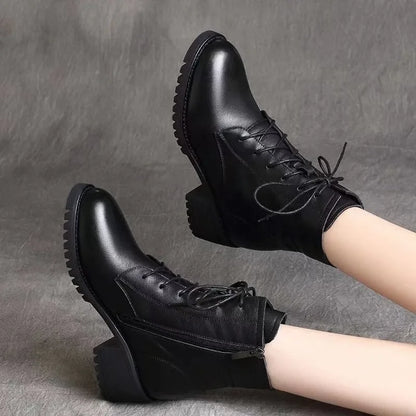 Quality Ladies Shoes Side Zipper Women's Boots