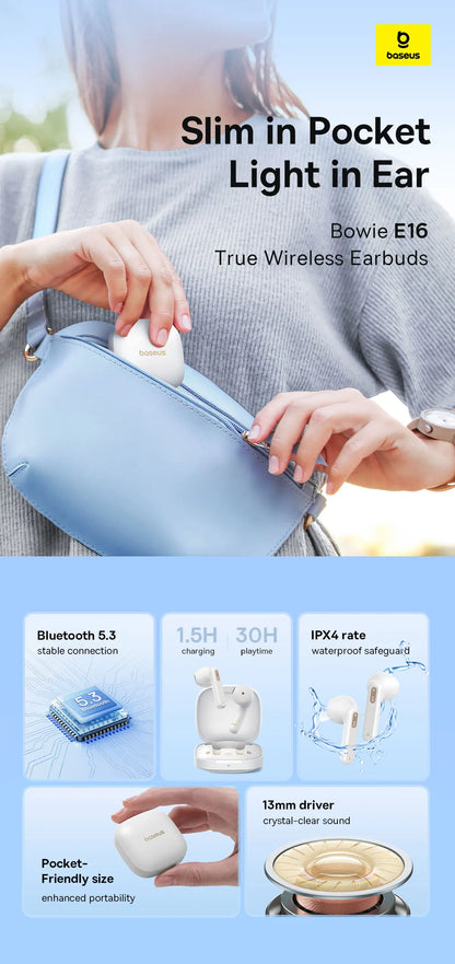 Baseus Bowie E16 Wireless Earphone