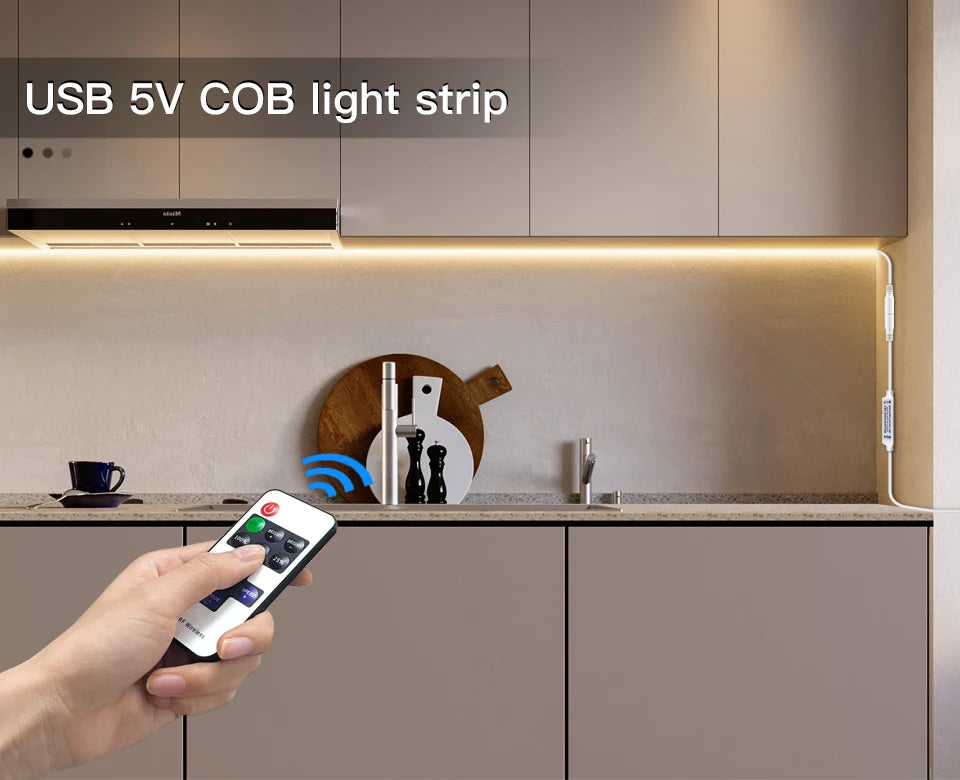 5V COB LED Strip High Density RA90