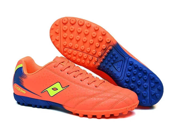 New Spring Summer Fashionable Children's Soccer Shoes Hard Bottom Running Shoes Grass Field Spike Training Shoes Child Shoes