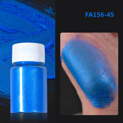 1Bottle Pink/White Pearlescent Nail Art Powder Glitter Mermaid Chrome Mica Pigment For Manicure Decorations Pearl Rubbing Dust