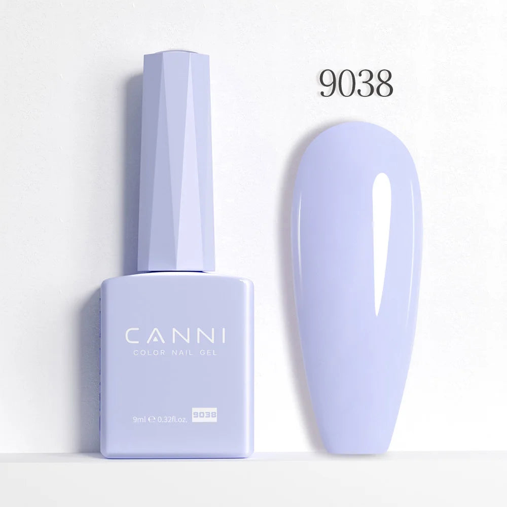 CANNI Hema Free Nail Gel Polish Christmas Red Color Collection Semi Permanent Nail Dehydrator Primer 9ml French Gorgeous Color