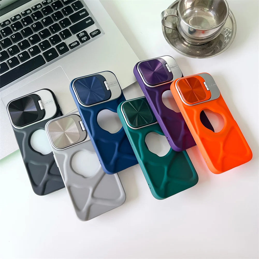 Fashion Logo Hole Magnetic Case for iPhone