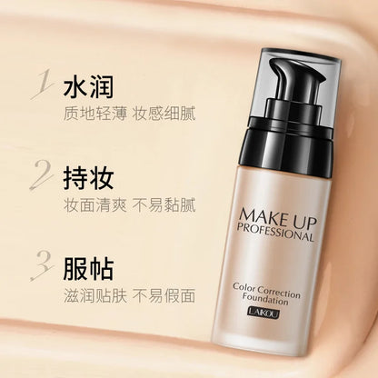 LAIKOU Makeup Base Face Liquid Foundation BB Cream Concealer Moisturizer