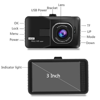 XUSHIDZ NEW 1080P HD Dash Camera Loop Recording Car Vehicle