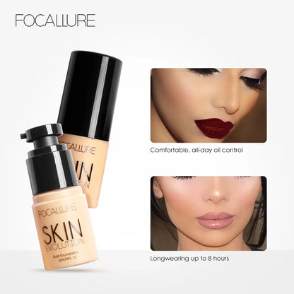 Wholesale FOCALLURE Face Makeup Foundation Makeup Base Liquid Foundation