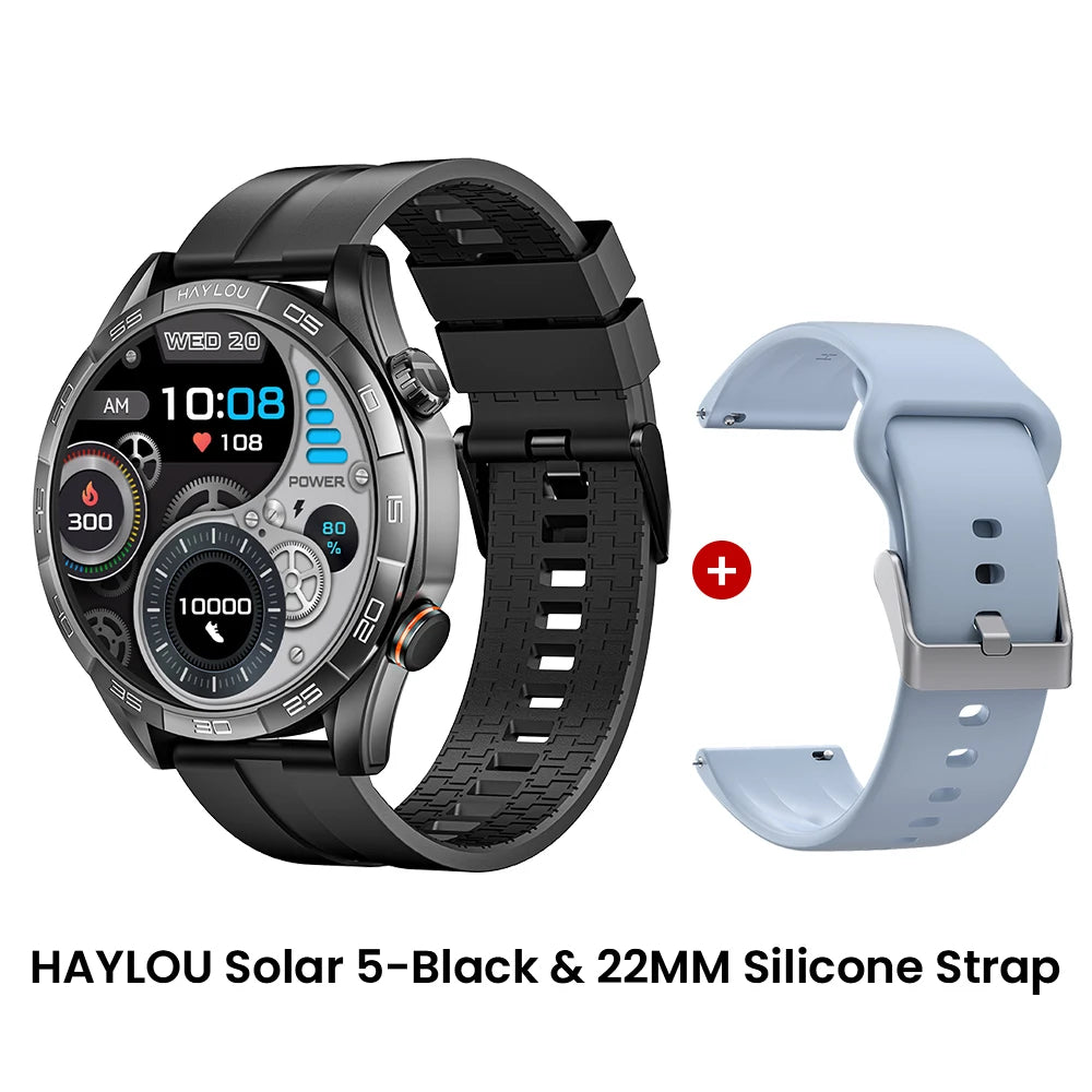 HAYLOU Solar 5 Voice Calling Smartwatch 1.58'' AMOLED Display 60Hz Smart Watch