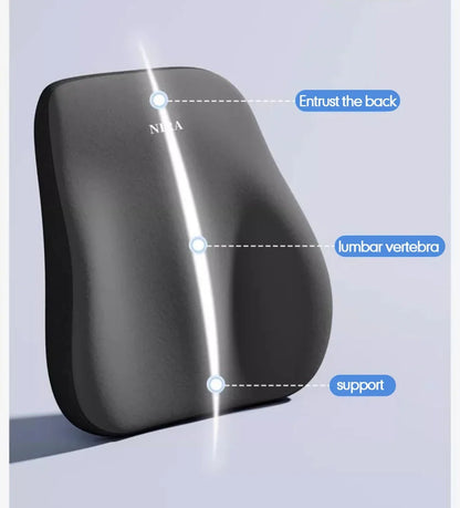 2025 Car Memory Foam Headrest Set Car Neck Pillow Car Lumbar Waist Cushion Waist Support Car Seat Pillow Accessories Tools