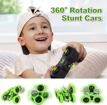 RC Stunt Car Children Double Sided Flip 2.4Ghz Remote Control Car 360 Degree Rotation Off Road Kids Rc Drift Car Toys Gifts Boys