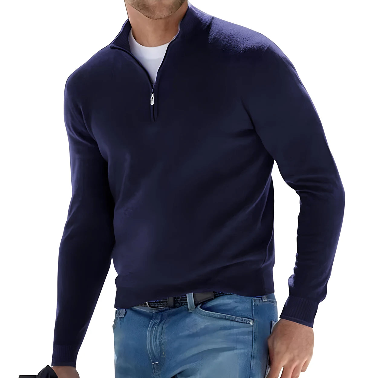 New Men's Long Sleeve Pullover