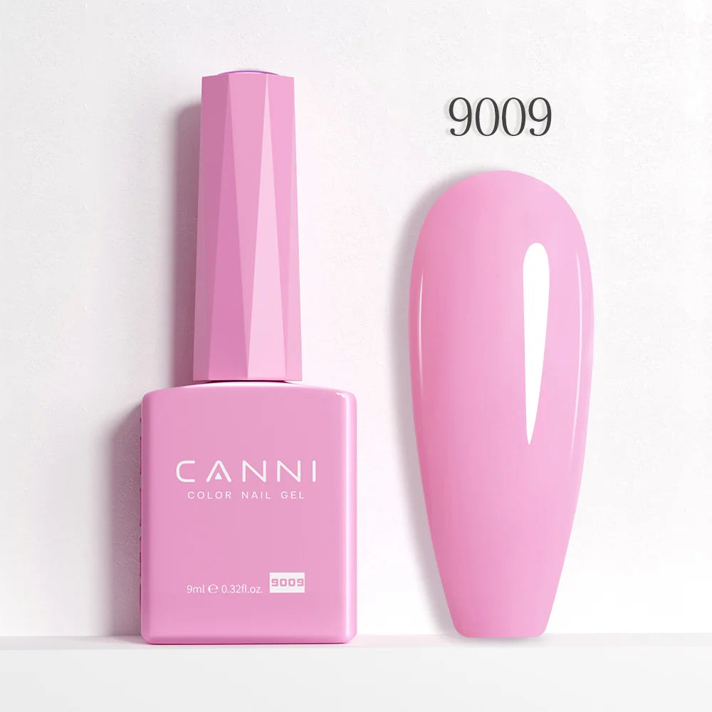 CANNI Hema Free Nail Gel Polish Christmas Red Color Collection Semi Permanent Nail Dehydrator Primer 9ml French Gorgeous Color