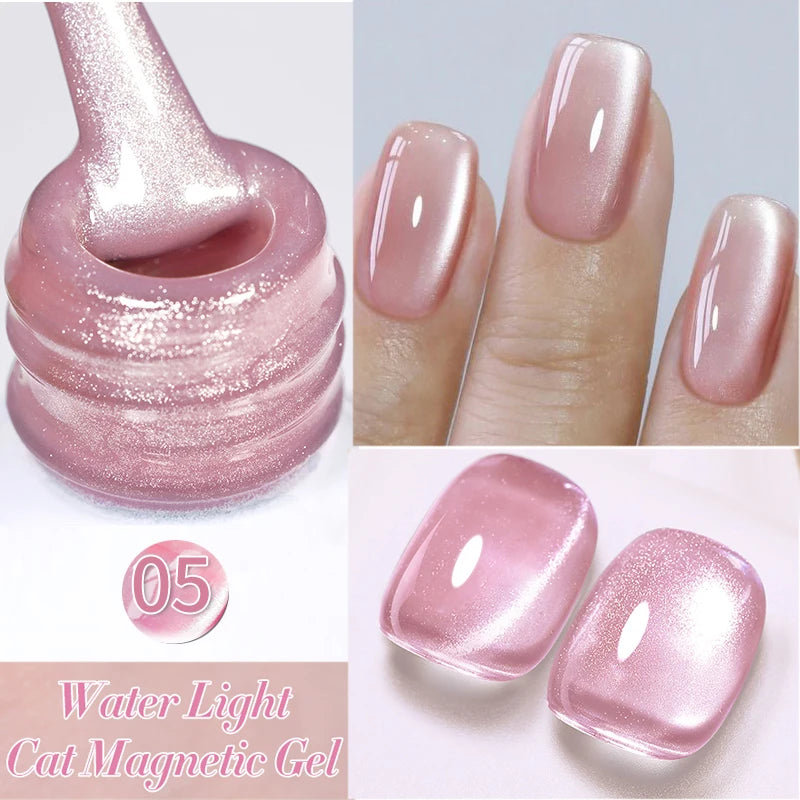BORN PRETTY 10ml Water Light Cat Magnetic Gel Nail Polish Vernis Semi Permanent Soak Off Crystal Gel Polish For Nails Manicure
